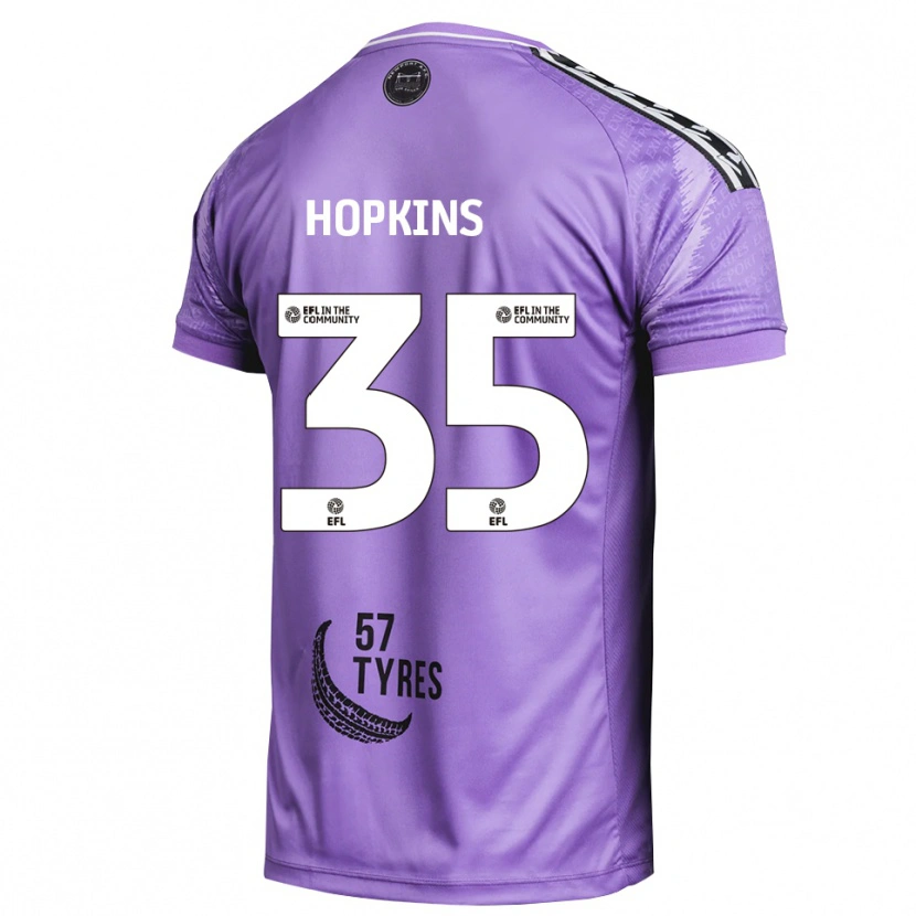 Danxen Kinder Bailey Hopkins #35 Trikot Hellviolett Torwarttrikot 2025/26 Österreich
