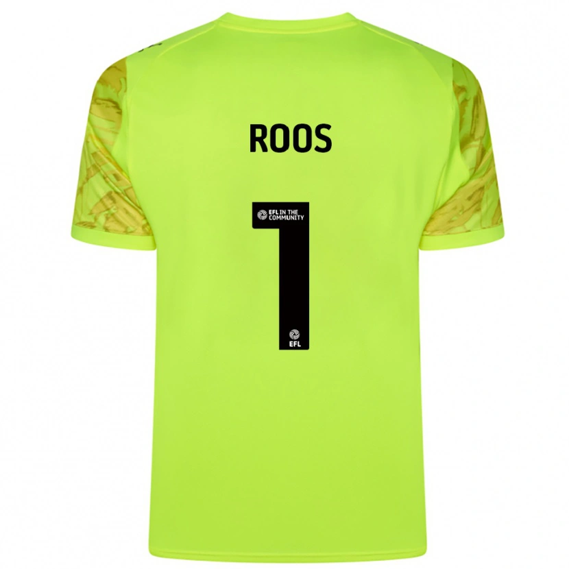 Danxen Kinder Kelle Roos #1 Trikot Leuchtendes Grün Torwarttrikot 2025/26 Österreich