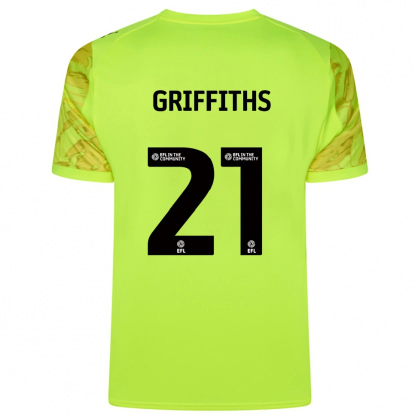 Danxen Kinder Harry Griffiths #21 Trikot Leuchtendes Grün Torwarttrikot 2025/26 Österreich