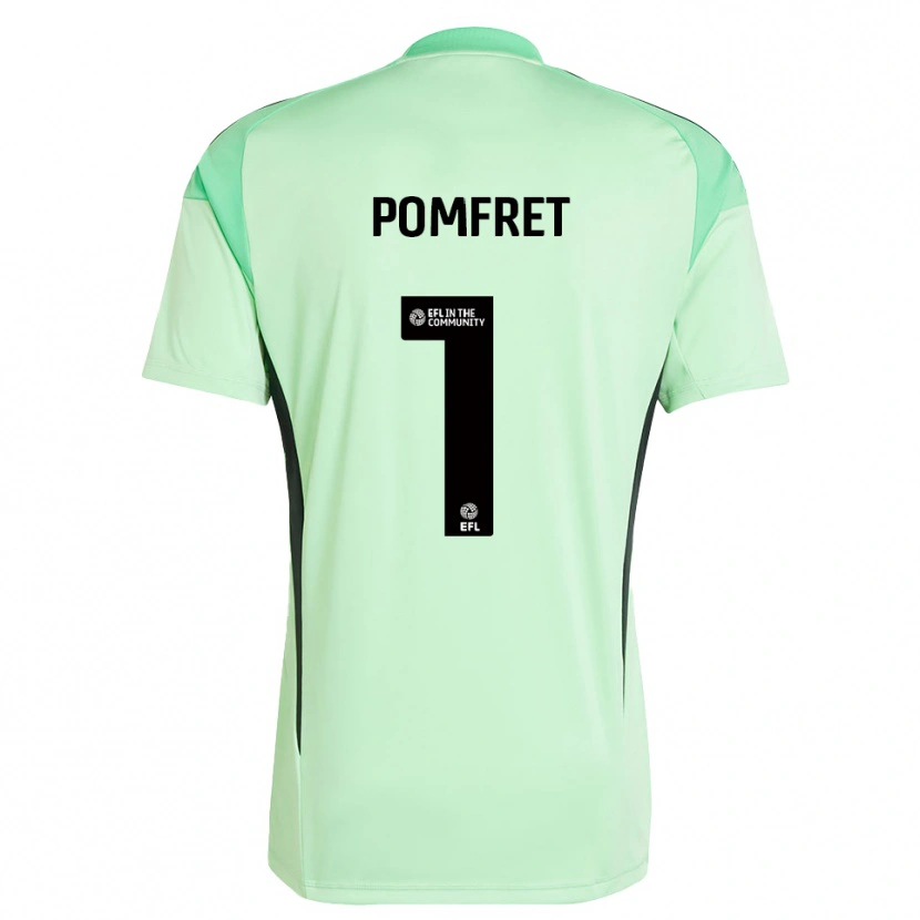 Danxen Kinder Grace Pomfret #1 Trikot Hellgrün Schwarz Torwarttrikot 2025/26 Österreich