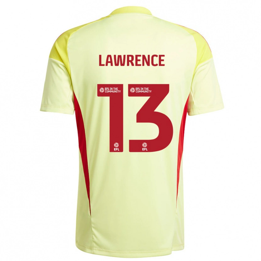 Danxen Kinder Charlie Lawrence #13 Trikot Blassgelb Torwarttrikot 2025/26 Österreich