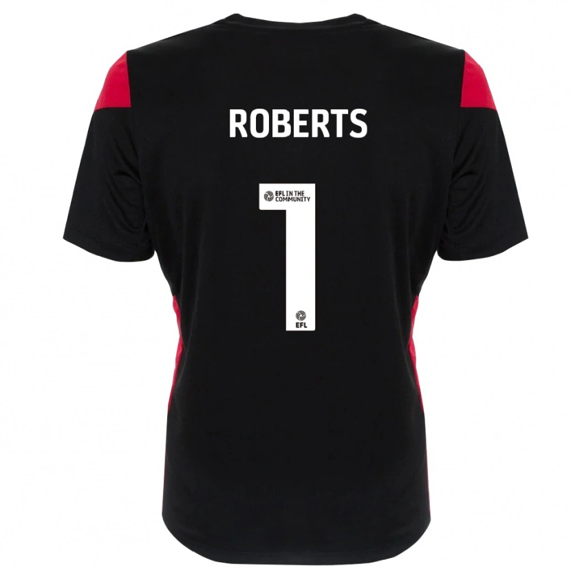 Danxen Kinder Myles Roberts #1 Trikot Schwarz Weiß Torwarttrikot 2025/26 Österreich