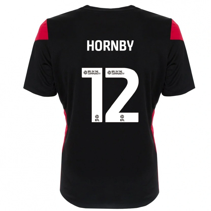 Danxen Kinder Sam Hornby #12 Trikot Schwarz Weiß Torwarttrikot 2025/26 Österreich