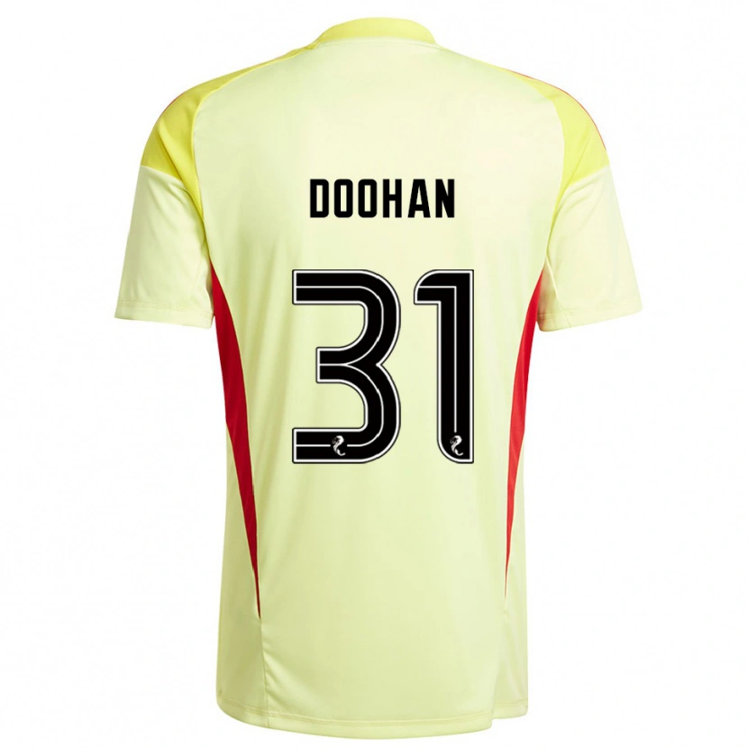 Danxen Kinder Ross Doohan #31 Trikot Gelb Rot Torwarttrikot 2025/26 Österreich