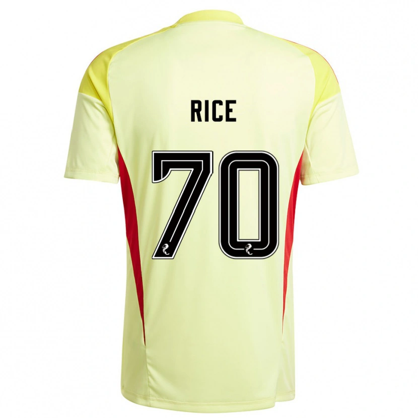 Danxen Kinder Aidan Rice #70 Trikot Gelb Rot Torwarttrikot 2025/26 Österreich