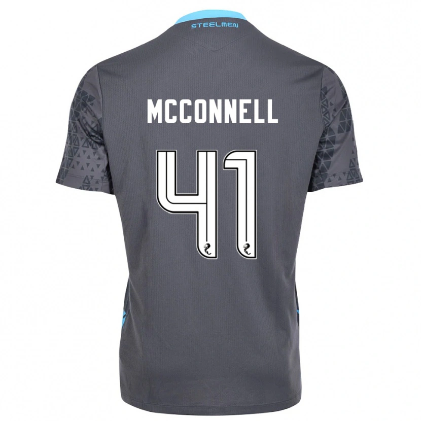 Danxen Kinder Jack McConnell #41 Trikot Grau Weiß Torwarttrikot 2025/26 Österreich