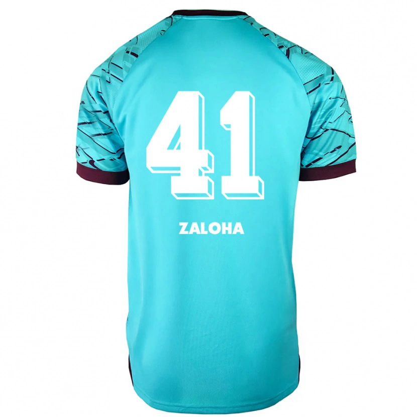 Danxen Kinder Artem Zaloha #41 Trikot Himmelblau Lila Torwarttrikot 2025/26 Österreich