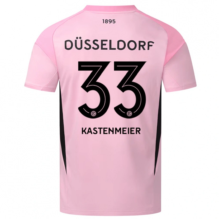 Danxen Kinder Florian Kastenmeier #33 Trikot Rosa Schwarz Torwarttrikot 2025/26 Österreich