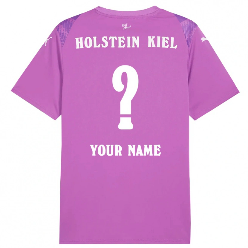 Danxen Kinder Holstein Kiel Trikot Lila Weiß Torwarttrikot 2025/26 Österreich