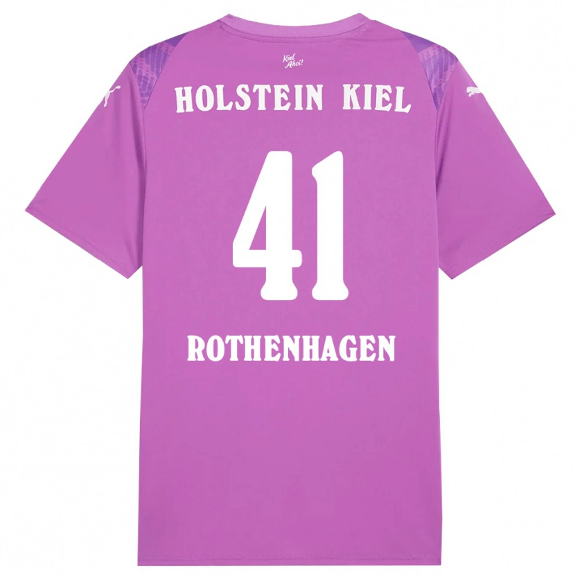 Danxen Kinder Lio Rothenhagen #41 Trikot Lila Weiß Torwarttrikot 2025/26 Österreich