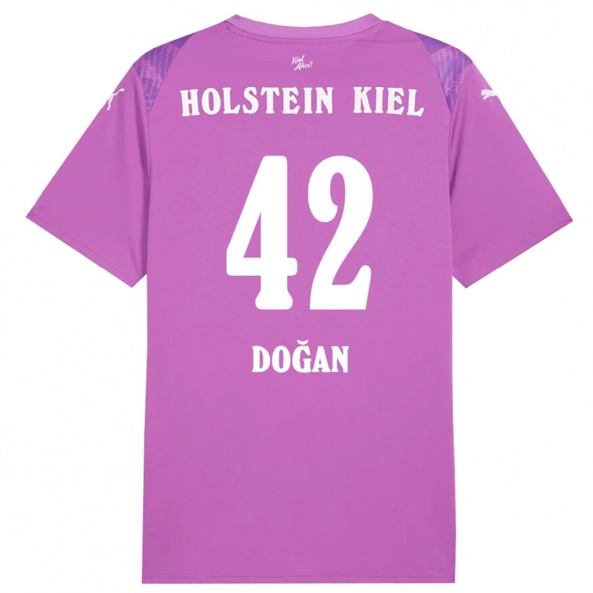 Danxen Kinder Tyler Doğan #42 Trikot Lila Weiß Torwarttrikot 2025/26 Österreich
