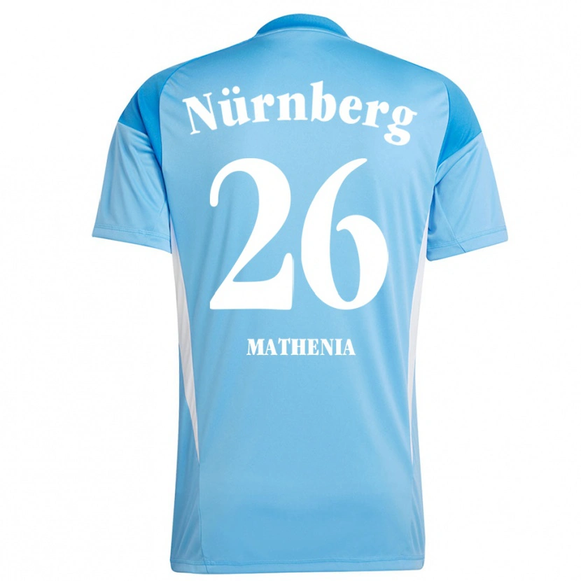Danxen Kinder Christian Mathenia #26 Trikot Hellblau Weiß Torwarttrikot 2025/26 Österreich
