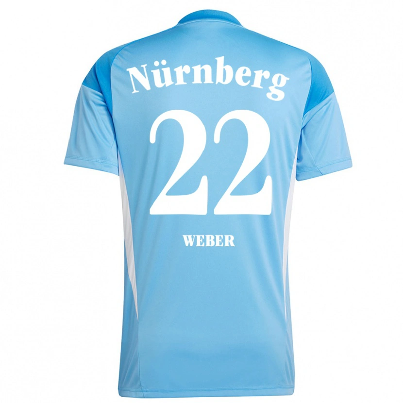 Danxen Kinder Ruben Weber #22 Trikot Hellblau Weiß Torwarttrikot 2025/26 Österreich