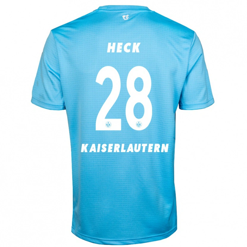 Danxen Kinder Fabian Heck #28 Trikot Hellblau Weiß Torwarttrikot 2025/26 Österreich