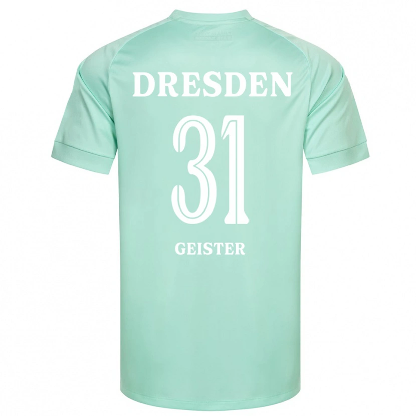 Danxen Kinder Jannis Geister #31 Trikot Hellgrün Weiß Torwarttrikot 2025/26 Österreich