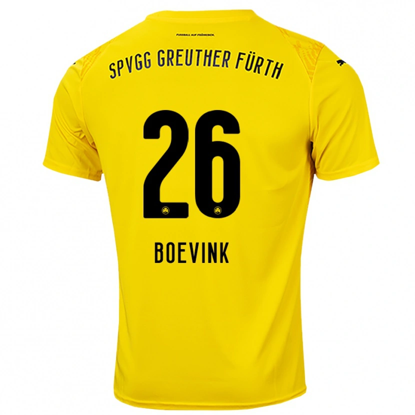 Danxen Kinder Pelle Boevink #26 Trikot Gelb Schwarz Torwarttrikot 2025/26 Österreich
