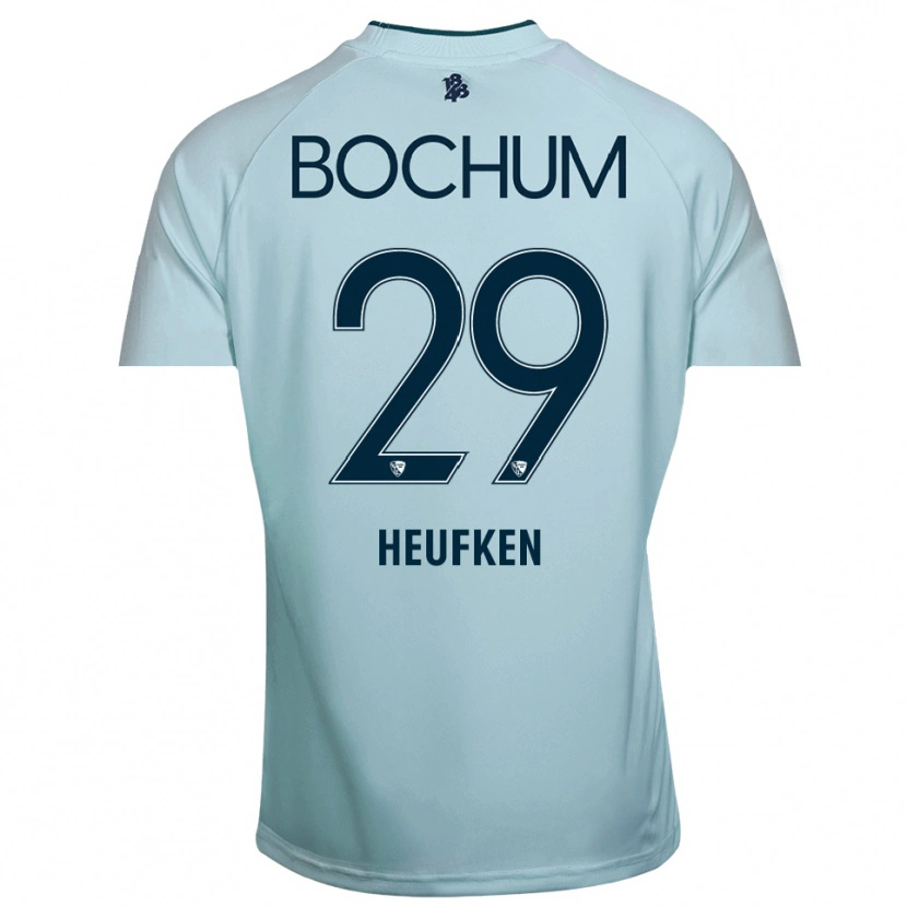 Danxen Kinder Jeremias Heufken #29 Trikot Cyan-Blau Torwarttrikot 2025/26 Österreich
