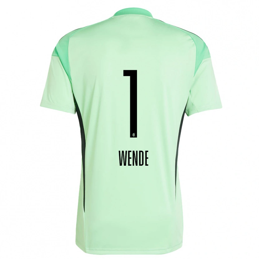 Danxen Kinder Johanna Wende #1 Trikot Hellgrün Schwarz Torwarttrikot 2025/26 Österreich