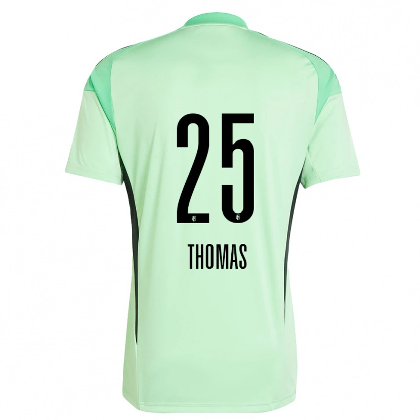 Danxen Kinder Jakob Thomas #25 Trikot Hellgrün Schwarz Torwarttrikot 2025/26 Österreich