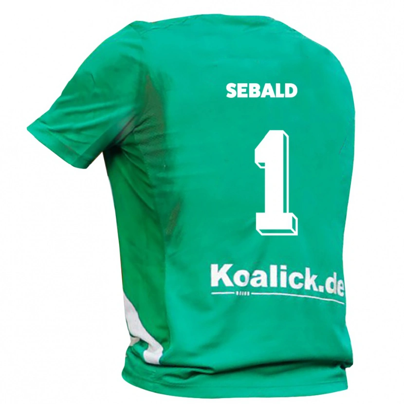 Danxen Kinder Alexander Sebald #1 Trikot Grün Weiß Torwarttrikot 2025/26 Österreich