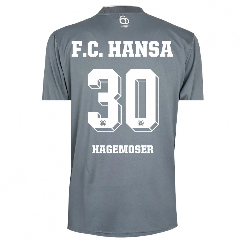 Danxen Kinder Max Hagemoser #30 Trikot Hellgrau Weiß Torwarttrikot 2025/26 Österreich