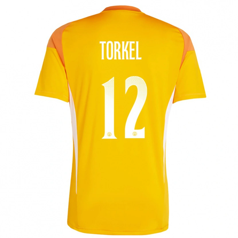 Danxen Kinder Henri Torkel #12 Trikot Orange Weiß Torwarttrikot 2025/26 Österreich