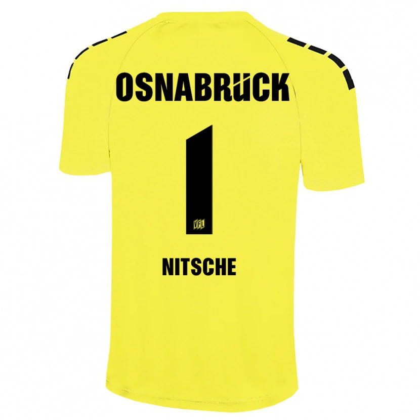 Danxen Kinder Till Nitsche #1 Trikot Gelb Schwarz Torwarttrikot 2025/26 Österreich