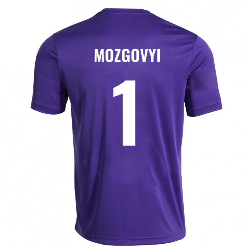 Danxen Kinder Arseniy Mozgovyi #1 Trikot Lila Weiß Torwarttrikot 2025/26 Österreich