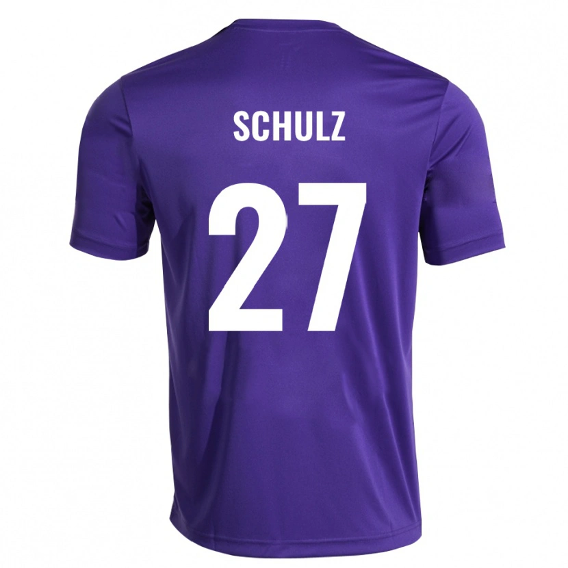 Danxen Kinder Arne Schulz #27 Trikot Lila Weiß Torwarttrikot 2025/26 Österreich