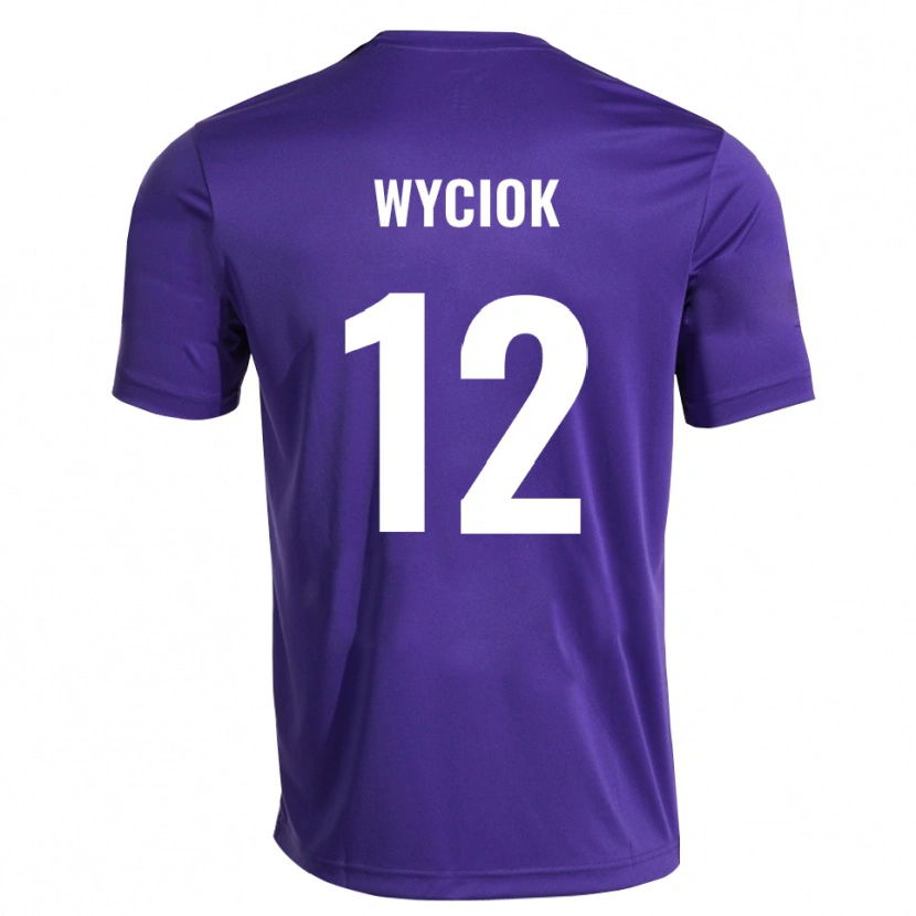Danxen Kinder David Wyciok #12 Trikot Lila Weiß Torwarttrikot 2025/26 Österreich