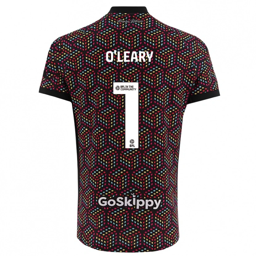 Danxen Kinder Max O'Leary #1 Trikot Schwarz Weiß Torwarttrikot 2025/26 Österreich