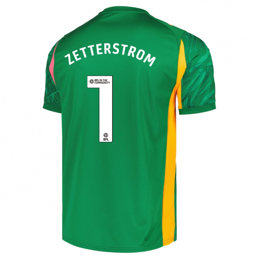 Danxen Kinder Jacob Widell Zetterström #1 Trikot Grün Pink Torwarttrikot 2025/26 Österreich