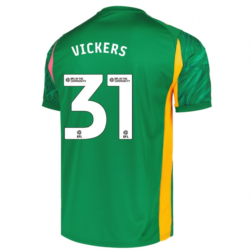 Danxen Kinder Josh Vickers #31 Trikot Grün Pink Torwarttrikot 2025/26 Österreich