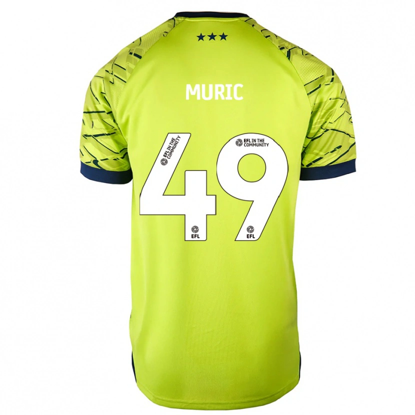 Danxen Kinder Arijanet Muric #49 Trikot Grün Gelb Torwarttrikot 2025/26 Österreich
