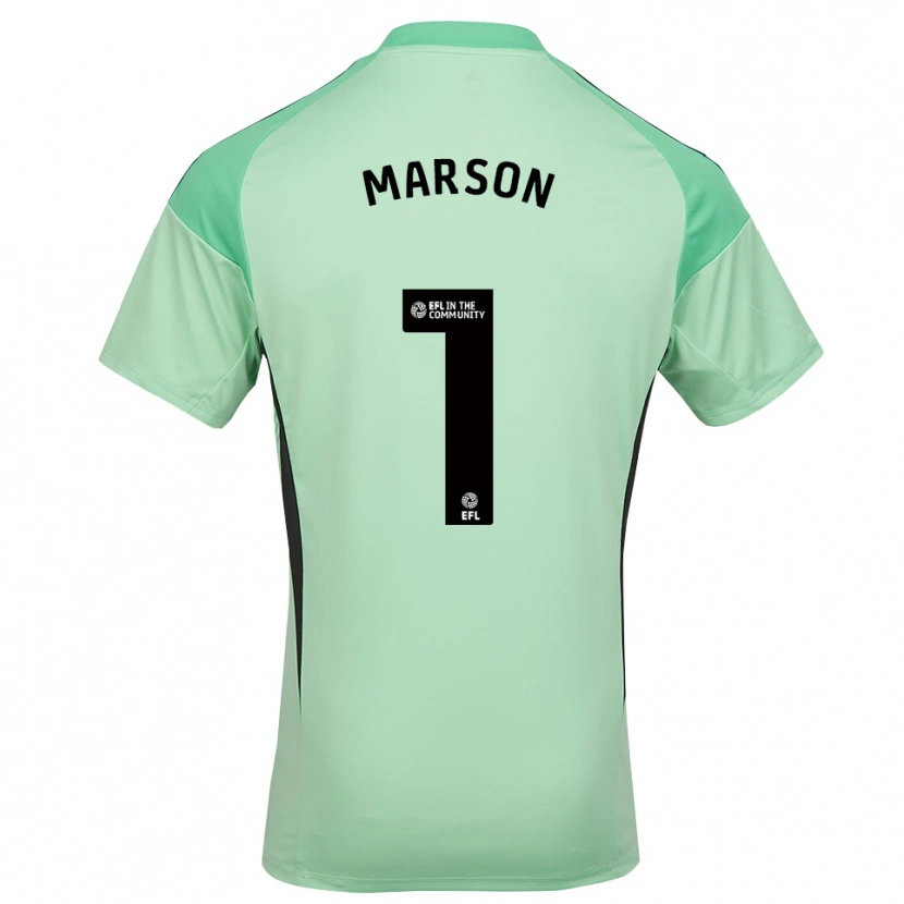 Danxen Kinder Freddie Marson #1 Trikot Hellgrün Schwarz Torwarttrikot 2025/26 Österreich