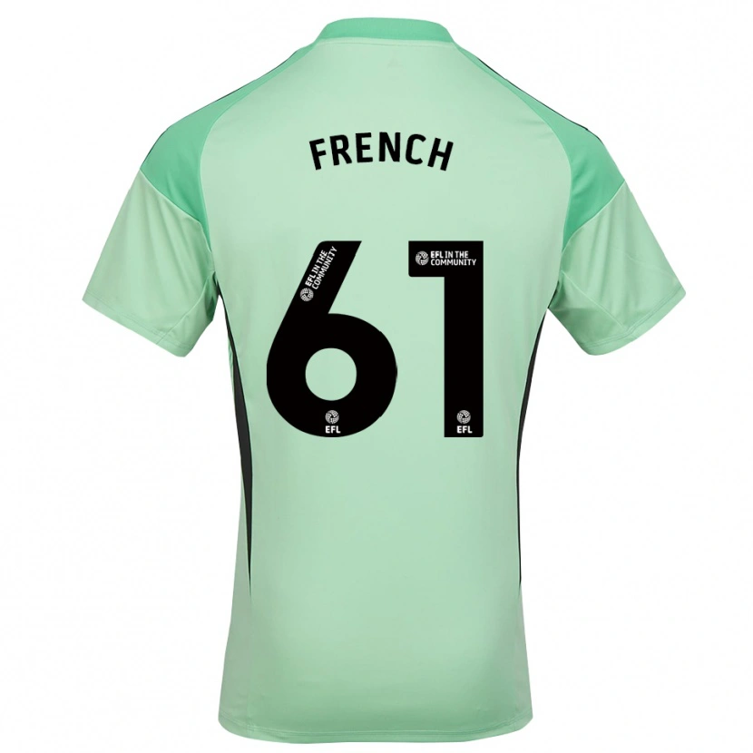 Danxen Kinder Harry French #61 Trikot Hellgrün Schwarz Torwarttrikot 2025/26 Österreich