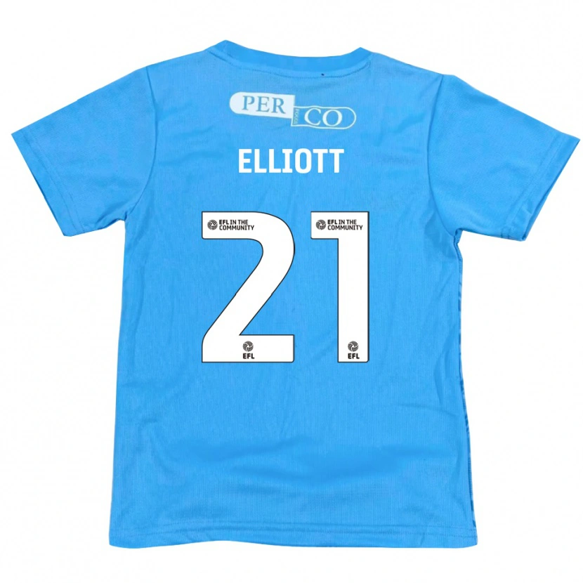 Danxen Kinder Felix Elliott #21 Trikot Blau Weiß Torwarttrikot 2025/26 Österreich