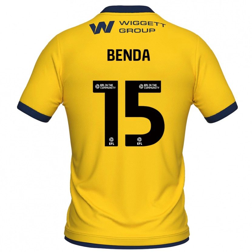 Danxen Kinder Steven Benda #15 Trikot Gelb Schwarz Torwarttrikot 2025/26 Österreich