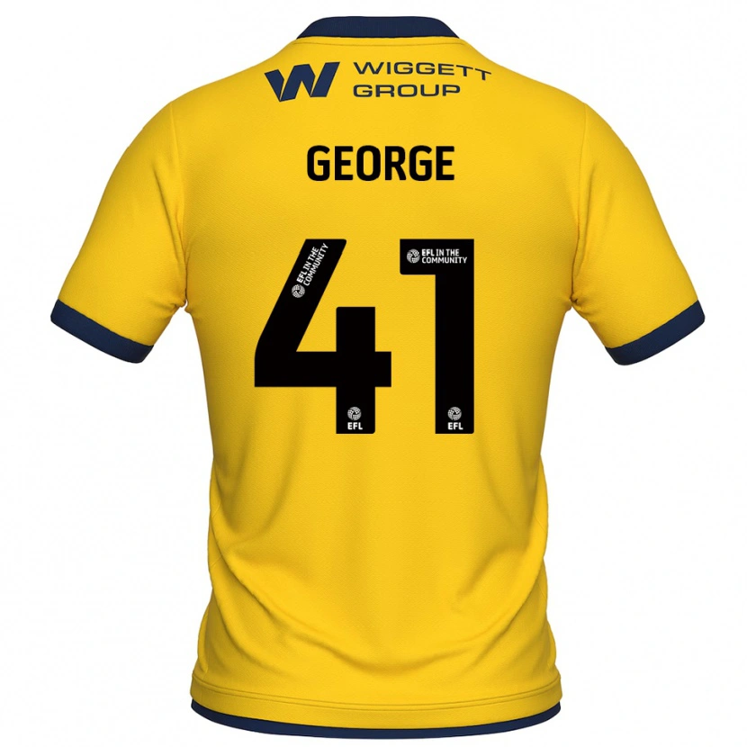 Danxen Kinder George Evans #41 Trikot Gelb Schwarz Torwarttrikot 2025/26 Österreich