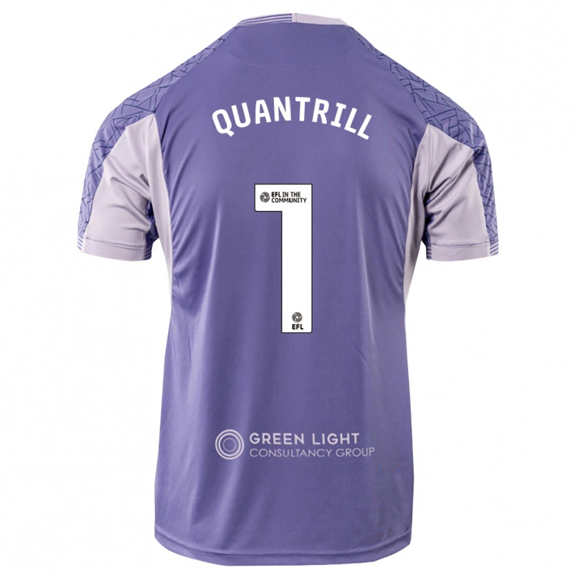 Danxen Kinder Sarah Quantrill #1 Trikot Hellviolett Torwarttrikot 2025/26 Österreich