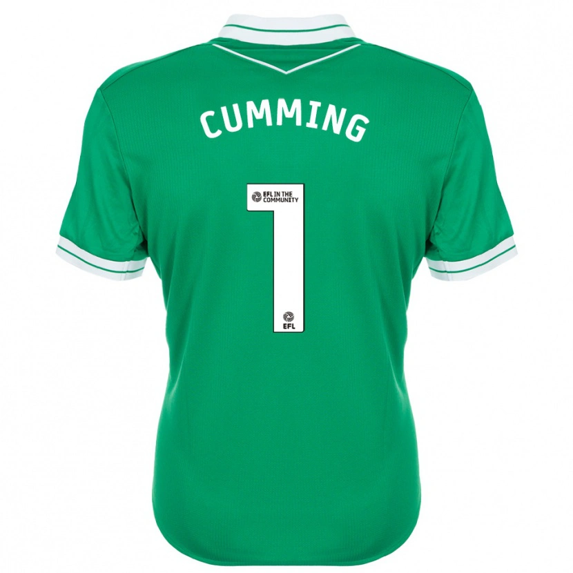 Danxen Kinder Jamie Cumming #1 Trikot Grün Weiß Torwarttrikot 2025/26 Österreich