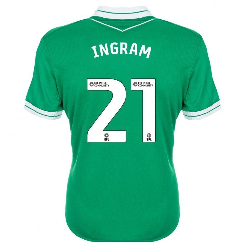 Danxen Kinder Matt Ingram #21 Trikot Grün Weiß Torwarttrikot 2025/26 Österreich