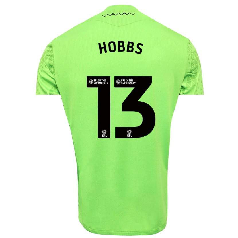 Danxen Kinder Charlie Hobbs #13 Trikot Limettengrün Schwarz Torwarttrikot 2025/26 Österreich