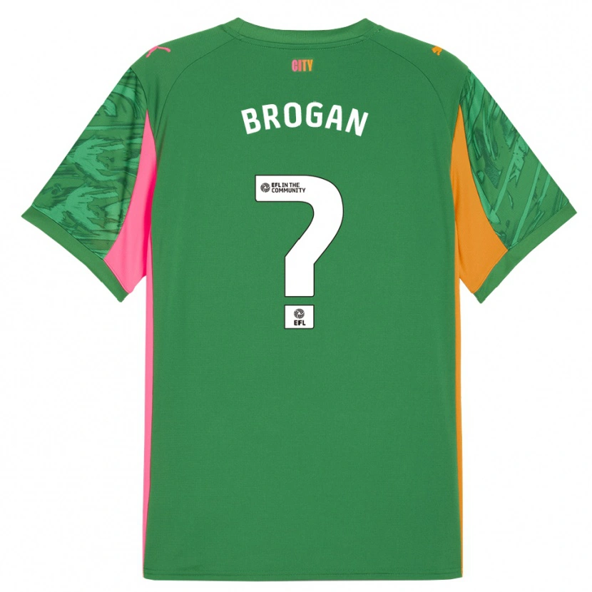 Danxen Kinder Adam Brogan #0 Trikot Grün Orange Torwarttrikot 2025/26 Österreich