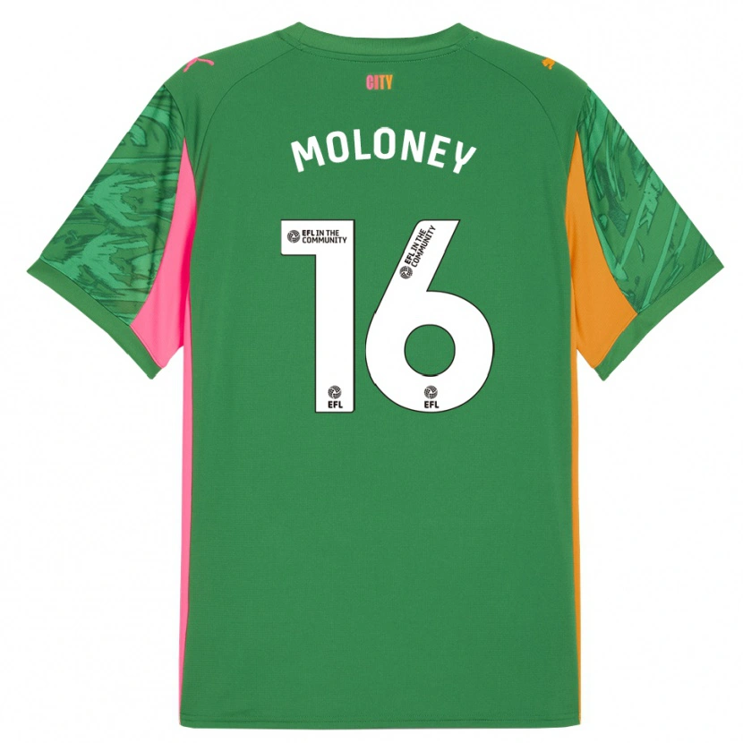 Danxen Kinder George Moloney #16 Trikot Grün Orange Torwarttrikot 2025/26 Österreich
