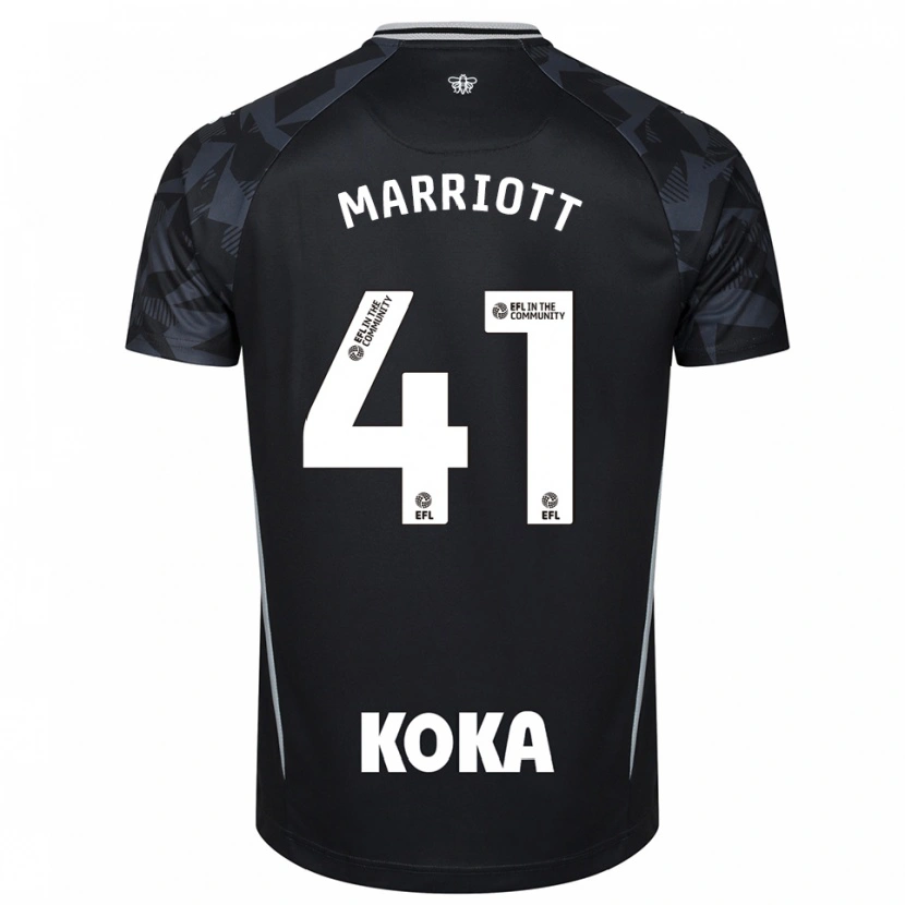 Danxen Kinder Alfie Marriott #41 Trikot Schwarz Blau Torwarttrikot 2025/26 Österreich