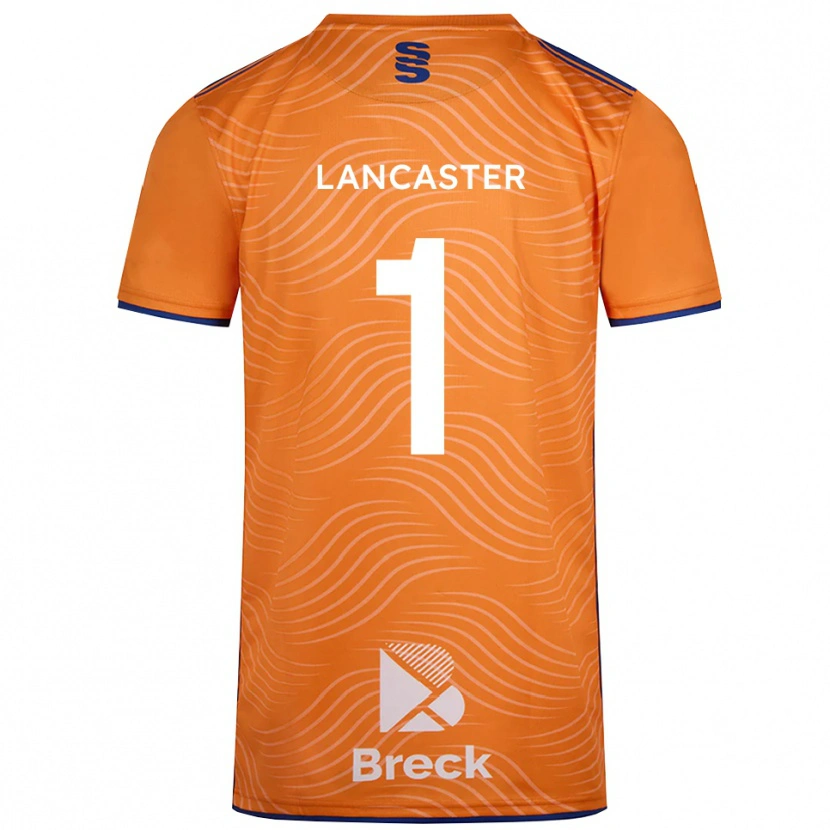 Danxen Kinder Aaron Lancaster #1 Trikot Orange Schwarz Torwarttrikot 2025/26 Österreich