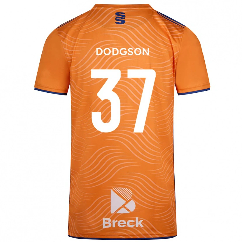 Danxen Kinder Ewan Dodgson #37 Trikot Orange Schwarz Torwarttrikot 2025/26 Österreich