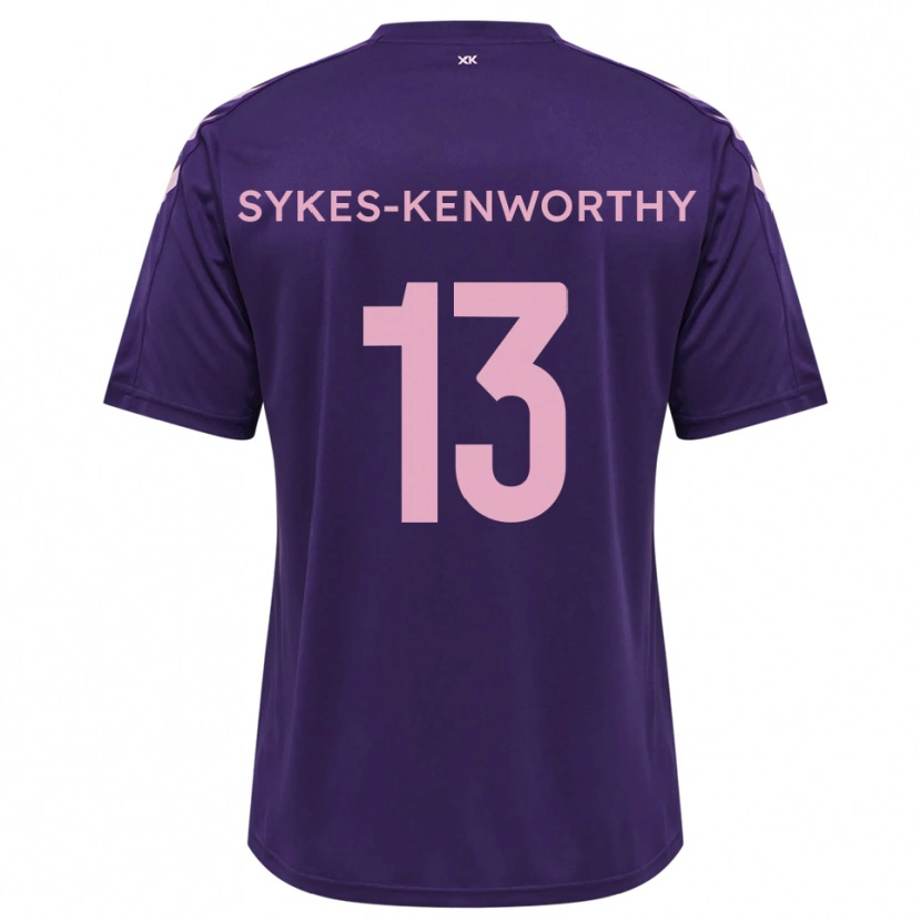 Danxen Kinder George Sykes-Kenworthy #13 Trikot Violett Pink Torwarttrikot 2025/26 Österreich