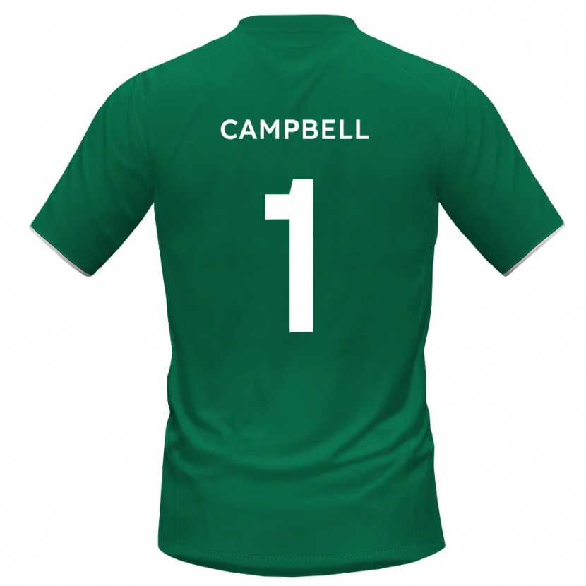 Danxen Kinder Maison Campbell #1 Trikot Grün Weiß Torwarttrikot 2025/26 Österreich